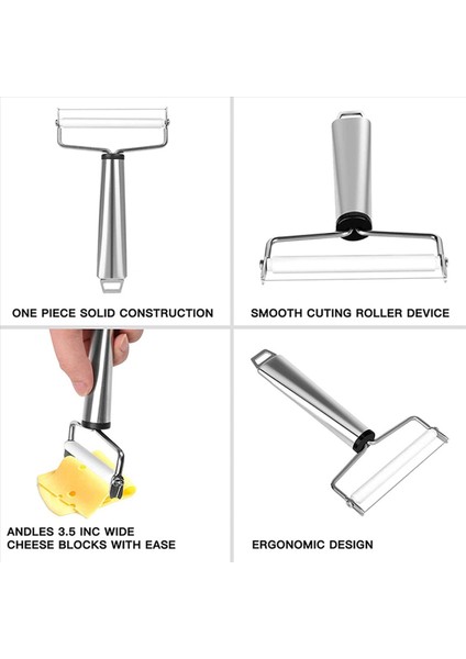 2x Ayarlanabilir Peynir Dilimleyici Peynir Dilimleyici Mozzarella Peyniri Için Peynir Dilimleri Amerikan Peyniri Isviçre Peyniri Çedar (Yurt Dışından) fırsatları