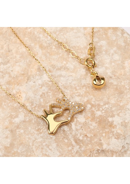 14 Ayar Altın Kalp Eller Kolye, Kız Arkadaşına Hediye Kolye fırsatları