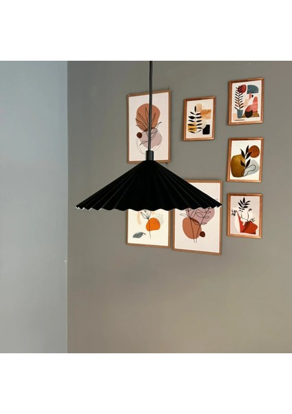 Avilla Siyah Metal Avize Tekli Rustik Cafe Mutfak Modern Dekoratif Sarkıt Aydınlatma indirimleri