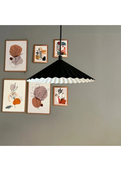 Avilla Siyah Metal Avize Tekli Rustik Cafe Mutfak Modern Dekoratif Sarkıt Aydınlatma