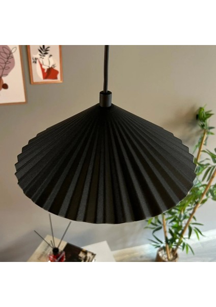 Avilla Siyah Metal Avize Tekli Rustik Cafe Mutfak Modern Dekoratif Sarkıt Aydınlatma