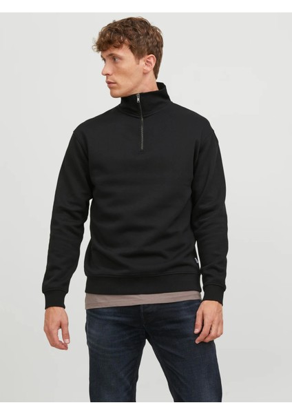 Jack&jones 12250747 Erkek Sweat - Siyah