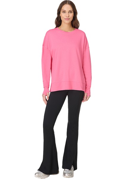 After Class Longline Kadın Pembe Sweatshirt fiyatları