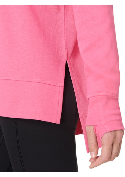 After Class Longline Kadın Pembe Sweatshirt modelleri