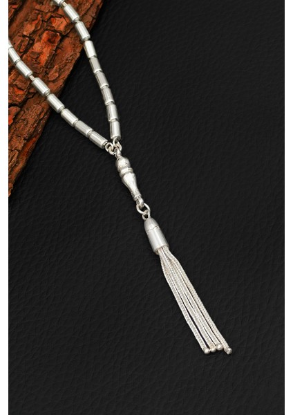 Gümüş Tesbih Kapsül Kesim Erkek Gümüş Tesbih 925 Ayar ST383 indirimleri