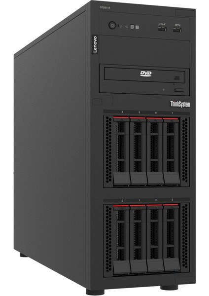 Thinksystem ST250 V3 7DCEA02WEA004 E-2436 64GB 2X960SSD 4u Tower Sunucu