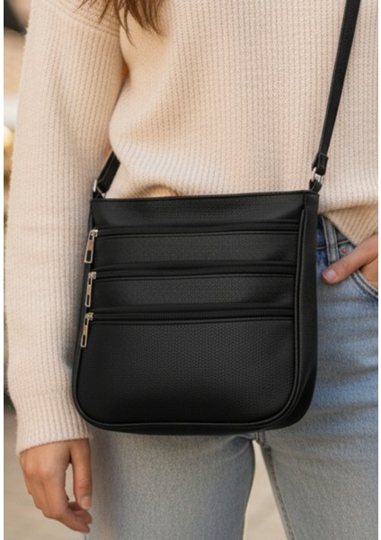 Gerçek Deri Çok Gözlü Yumuşak Omuz Askılı Çanta modelleri