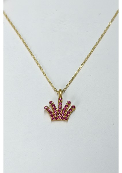 Bebek Kolyesi Sarı Altın Renkli Bayan Gümüş Kolye WSN273