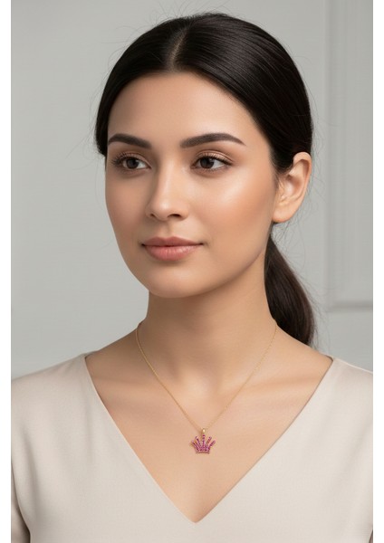 Bebek Kolyesi Sarı Altın Renkli Bayan Gümüş Kolye WSN273 fiyatları