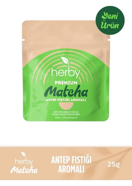 Premium Matcha Antep Fıstığı Aromalı