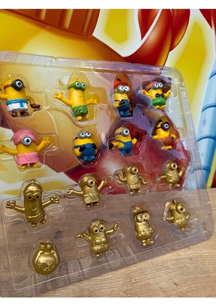 Minyonlar The Minions 12'li Film Figürleri Çılgın Hırsız Minyonlar Figür Seti 12 Adet fırsatları