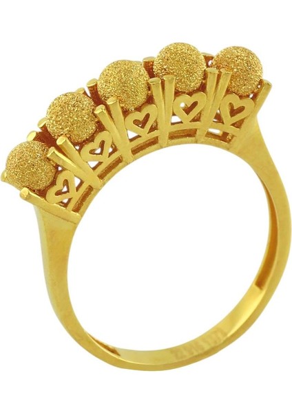 22 Ayar Altın Habbe Yüzük - 0199569