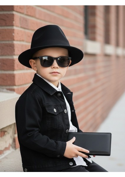 Algitsin OLA Algitsin O L A Garson Boy Fötr Şapka