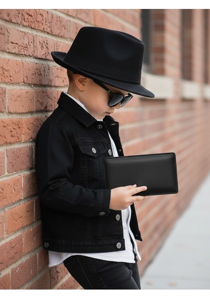 Algitsin OLA Algitsin O L A Garson Boy Fötr Şapka modelleri