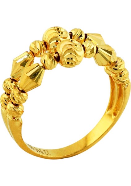 22 Ayar Altın Habbe Yüzük - 0199565