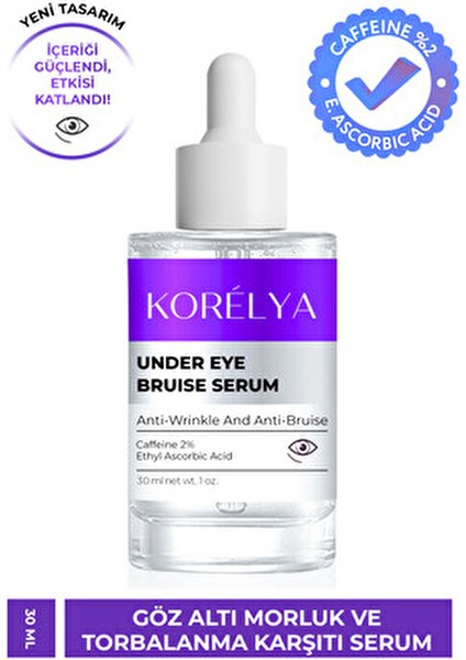 Göz Altı Torbalanma Morluk ve Koyu Halka Karşıtı Serum 30 ml Aydınlatıcı Özellikli modelleri