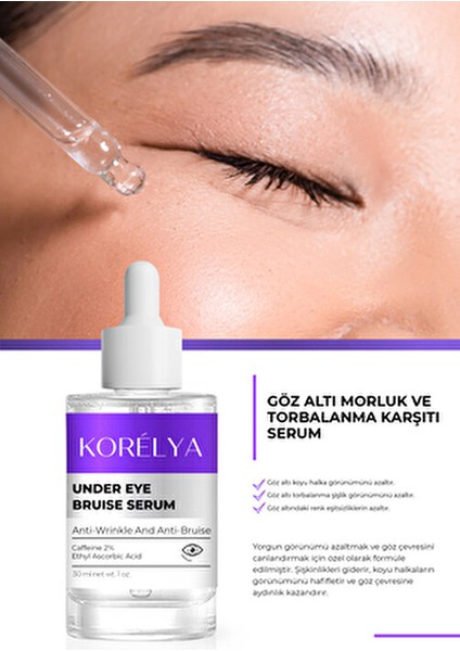 Göz Altı Torbalanma Morluk ve Koyu Halka Karşıtı Serum 30 ml Aydınlatıcı Özellikli fırsatları