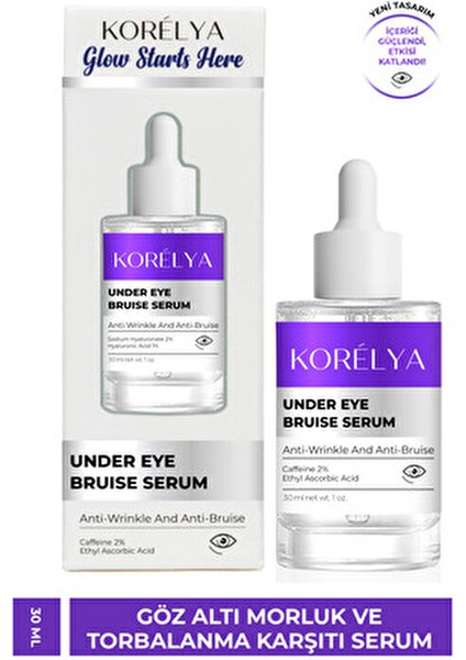Göz Altı Torbalanma Morluk ve Koyu Halka Karşıtı Serum 30 ml Aydınlatıcı Özellikli
