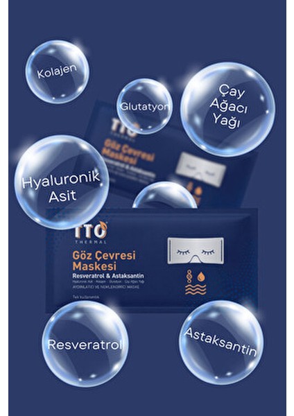 Tto Thermal Göz Maskesi Aydınlatıcı ve Nemlendirici Özellikli Tek Kullanımlık Maske