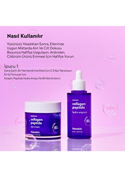 Collagen Peptide Göz Kremi 80ml %80 Kolajen Ekstrası ile Nemlendirici Etki