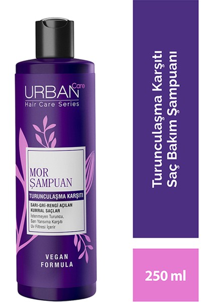 Turunculaşma Karşıtı Mor Saç Bakım ŞAMPUANI-250 Ml-Sülfatlı
