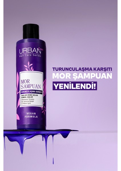 Turunculaşma Karşıtı Mor Saç Bakım ŞAMPUANI-250 Ml-Sülfatlı modelleri