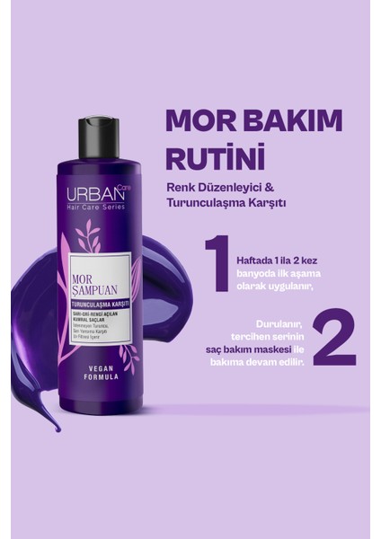 Turunculaşma Karşıtı Mor Saç Bakım ŞAMPUANI-250 Ml-Sülfatlı fırsatları
