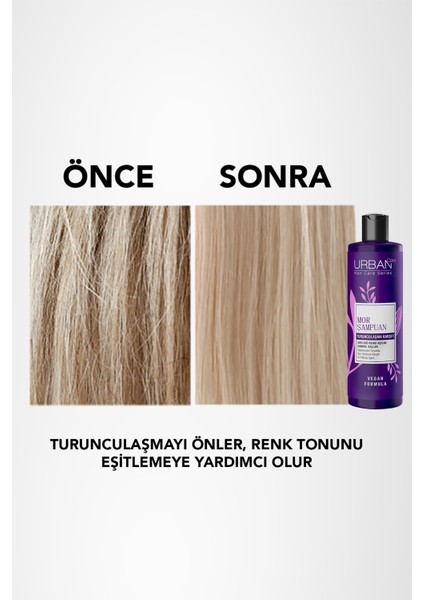 Turunculaşma Karşıtı Mor Saç Bakım ŞAMPUANI-250 Ml-Sülfatlı indirimleri