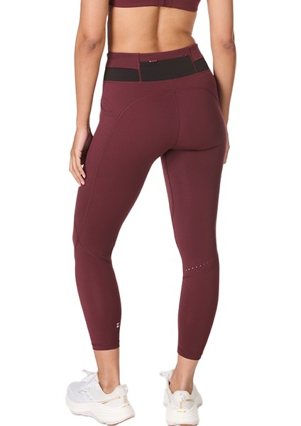 Ultimate Running 7/8 Legging Kadın Kırmızı Koşu Taytı