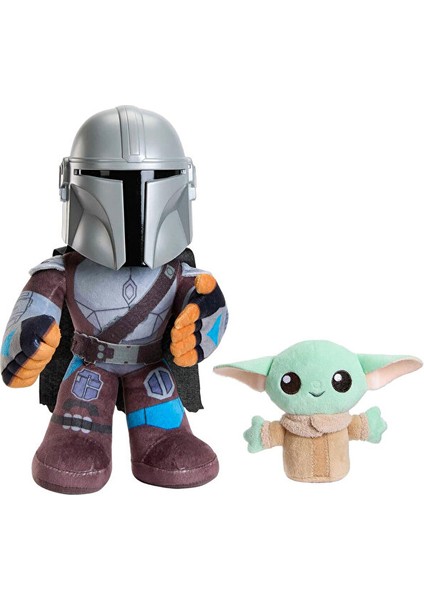 Star Wars Mandalorian Sesli Pelüş Figür HNT52 Star Wars Grogu Peluş Figür Orijinal fırsatları