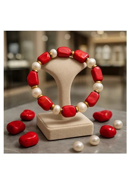 Gerçek Mercan ve Inciyle Tasarlandı, Her Detayında Zarafet Gizli..