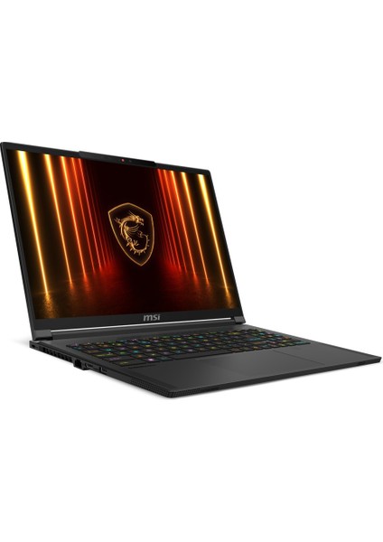 Msı Stealth 16 Aı A2HWGG-056TR Intel Core Ultra 9 285H 8 GB Ram 1 Tb SSD RTX5070 16" Qhd+ 240Hz Freedos K3 modelleri