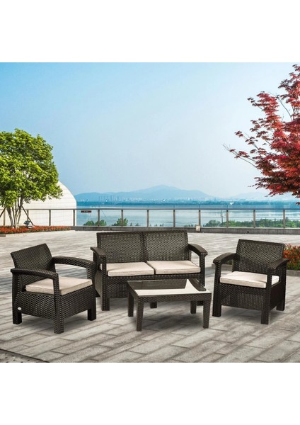 Holiday Toscana Plastik Balkon Takımı