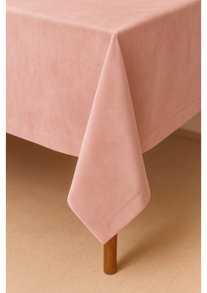 Kadife Dokulu Masa Örtüsü | Şık, Yumuşak, Leke Tutmaz Pudra Masa Örtüsü fiyatları