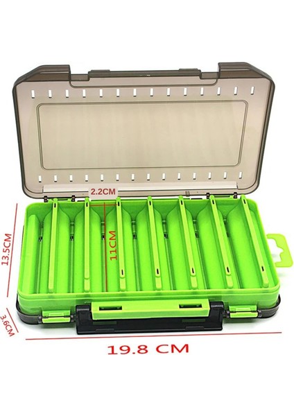 Çift Taraflı Balıkçı Aksesuar Kutusu 🎣 Şeffaf Kapaklı Yem – Jig – İğne Organizeri-Yem Kutusu modelleri