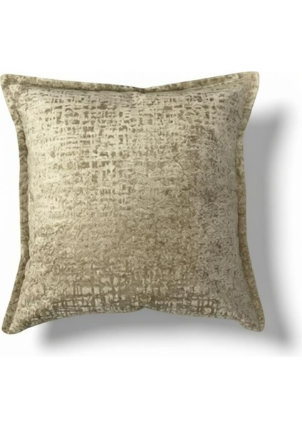 Kırlent İthal Kadife Kumaş - 45X45cm Yumuşak Dokulu Dekoratif Özel Tasarım Kırlent Kılıfı - S03
