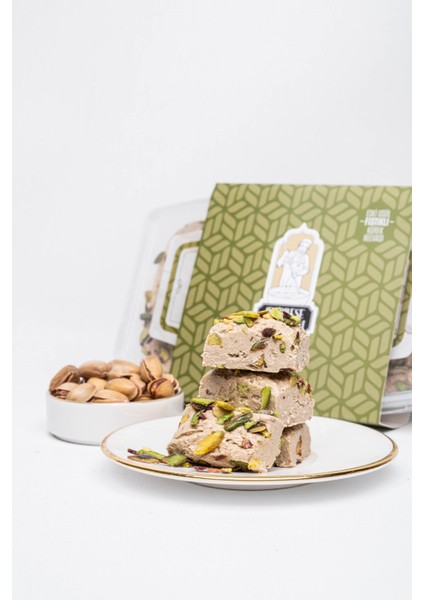 Antep Fıstıklı Tahin Helvası - Geleneksel Usûl Fıstıklı Kürek Helvası 250 gr fırsatları