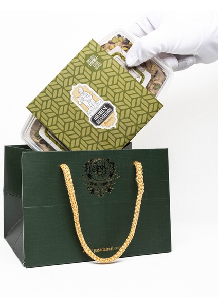 Antep Fıstıklı Tahin Helvası - Geleneksel Usûl Fıstıklı Kürek Helvası 250 gr