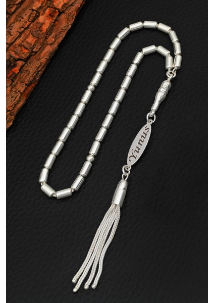 Isimli Gümüş Tesbih Kapsül Kesim Kişiye Özel Isim Yazılı Gümüş Tesbih 925 Ayar ST384 fırsatları