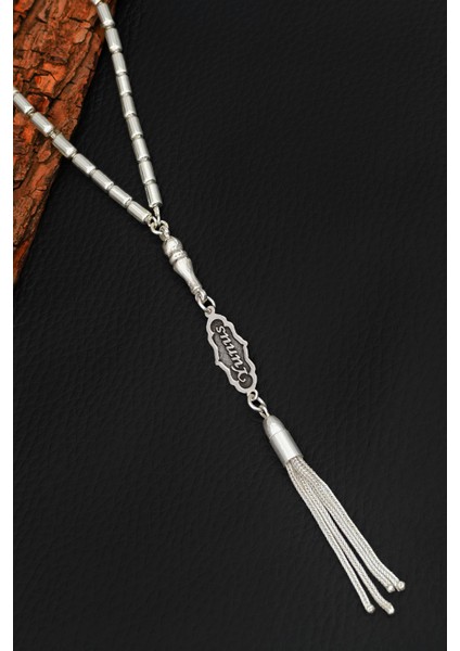 Isimli Gümüş Tesbih Kapsül Kesim Kişiye Özel Isim Yazılı Gümüş Tesbih 925 Ayar ST385 indirimleri