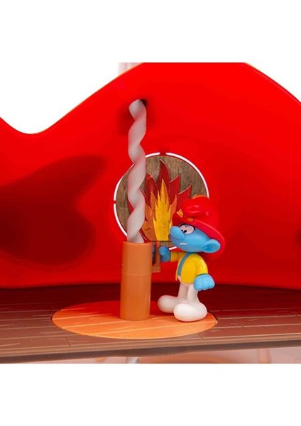 Sesli Şirinler Itfaiye Istasyonu Oyuncak Şirinler Itfaiye Istasyonu The Smurfs Şirinler Figür modelleri