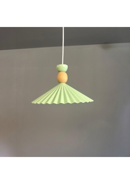 Avilla Mint Tekli Metal Avize Ahşap Kafa Başlık Rustik Cafe Mutfak Modern Sarkıt Aydınlatma fiyatları