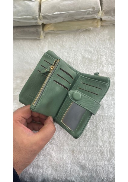 Yumuşak Dokulu Bileklikli Orta Boy Kullanışlı Toz Torbalı Kadın Cüzdan indirimleri