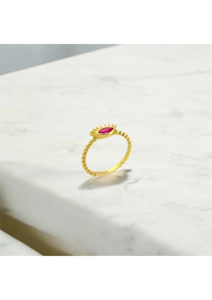 14 Ayar Altın Renkli Yüzük - 0190644 modelleri