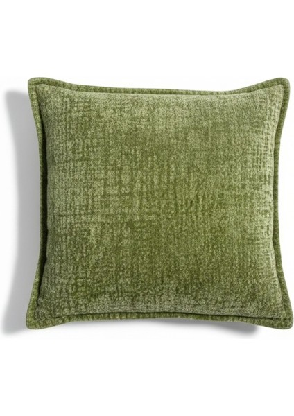 Kırlent İthal Kadife Kumaş - 45X45cm Yumuşak Dokulu Dekoratif Özel Tasarım Kırlent Kılıfı - S10