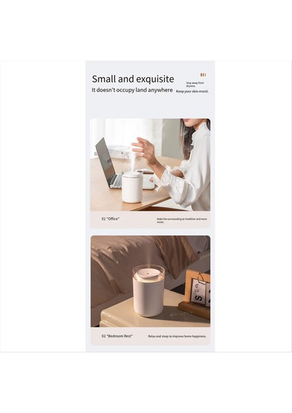 Taşınabilir Mini Nemlendirici 500ML Küçük Masa Nemlendiricisi USB Bitkiler Için Kişisel Masaüstü Nemlendirici Batak Odası Siyah (Yurt Dışından) indirimleri