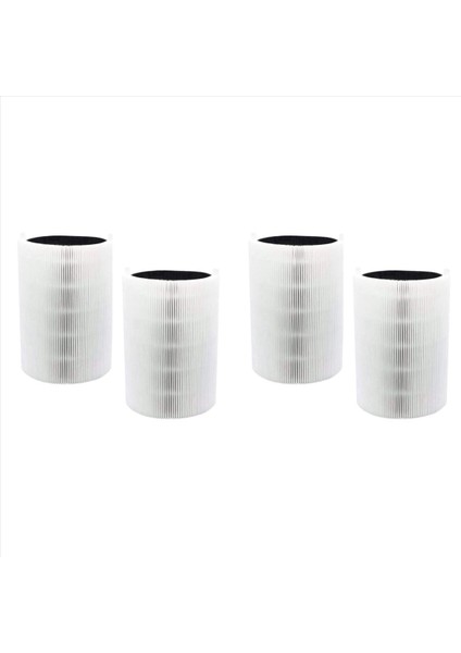 Blueair Blue Pure 411 411+ ve Mini Hava Temizleyici Için 4 Adet Yedek Filtre Hepa ve Aktif Karbon Kompozit Filtre (Yurt Dışından)