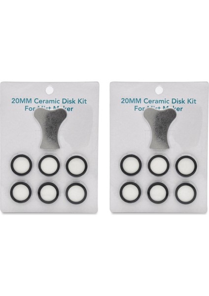 14 Adet Sis Üreticisi Bakım Kiti Seramik Disk Seramik Disk Anahtarı Anahtar Yedek Parçalar Sis Makinesi Için (Yurt Dışından)