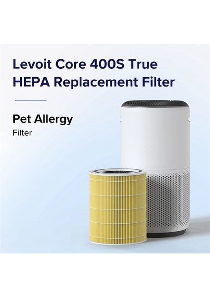 Levoit Core 400S ve 400S-RF Hava Temizleyicileri H13 True Hepa ve Aktif Karbon Filtresi Için Yedek Filtre (Yurt Dışından) fiyatları