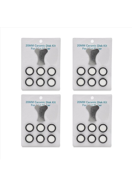 28PCS Sis Üreticisi Bakım Kiti Seramik Disk Seramik Disk Anahtarı Anahtar Yedek Parçalar Sis Makinesi Için (Yurt Dışından)